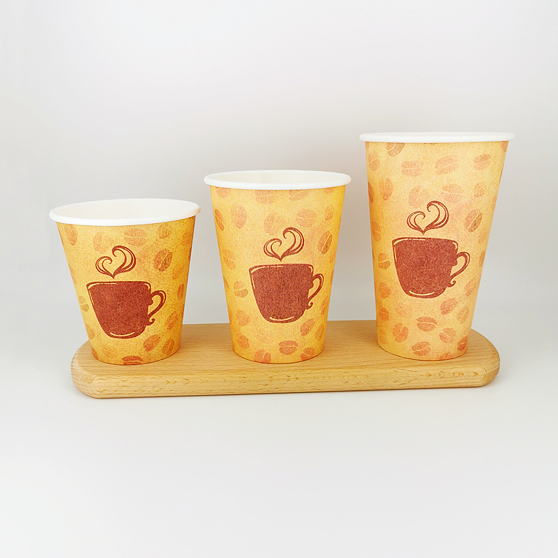 Single layer paper cups for coffee hot drink factory