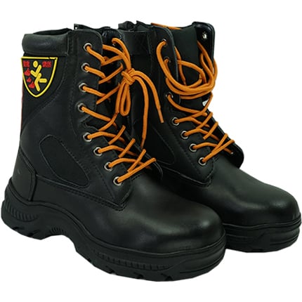 Cheap Emergency FireFighter Leather Boots (RJX-AB-0)
