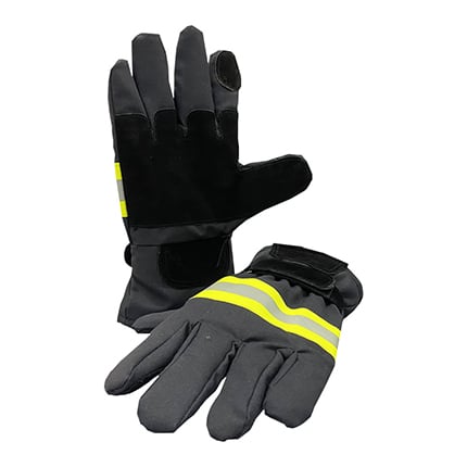 Three Color Aramid IIIA EN659 Certified Fire Gloves(2-C)