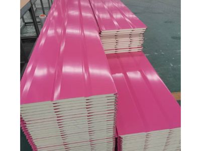 Umweltfreundliche Fassadenimitation aus Polyurethan Schaum Metallseiten Strukturierter Isoliertes Panel