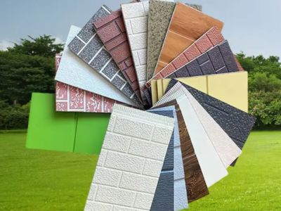 Decorative cladding PU wall sandwich panel polyurethane foam sandwich for walls and roofs