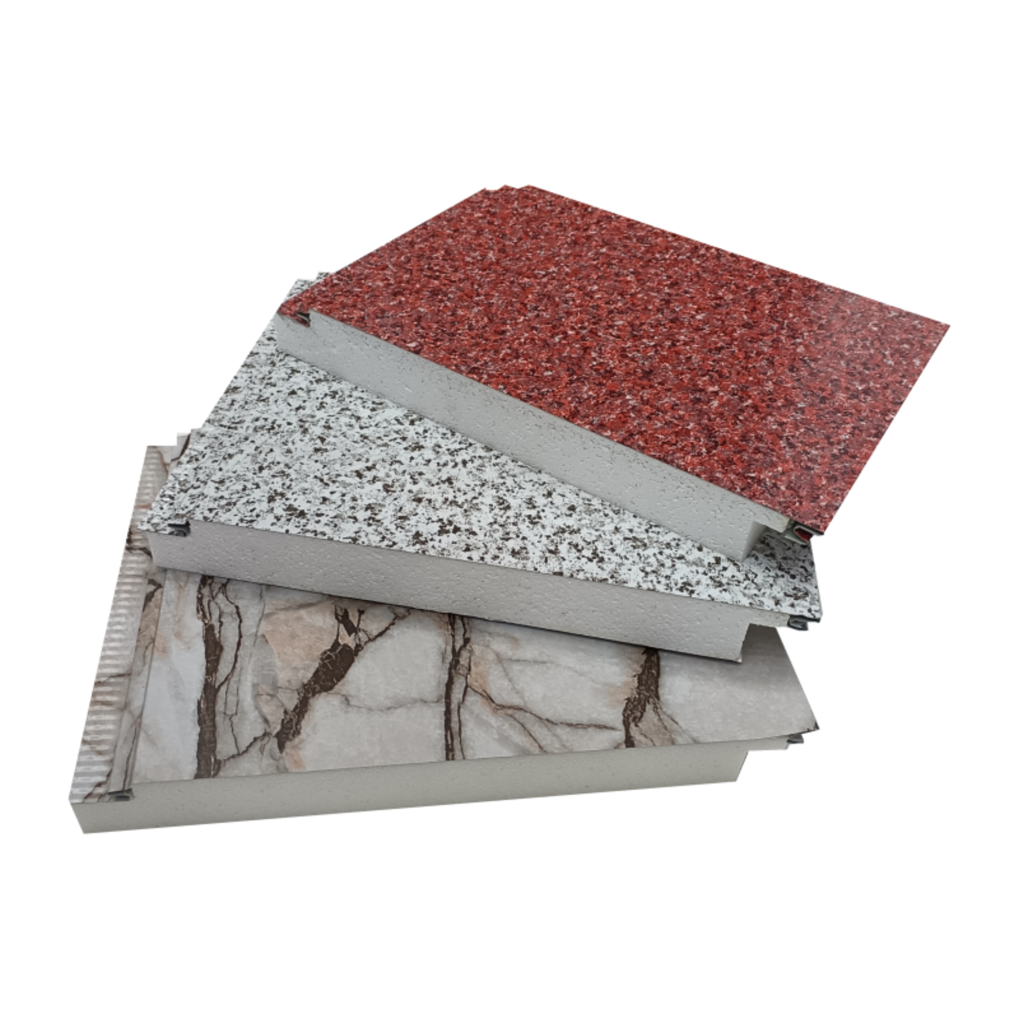 Matériaux d'isolation pour bâtiments métalliques isolants Décoration extérieure murale extérieure Panneau sandwich EPS