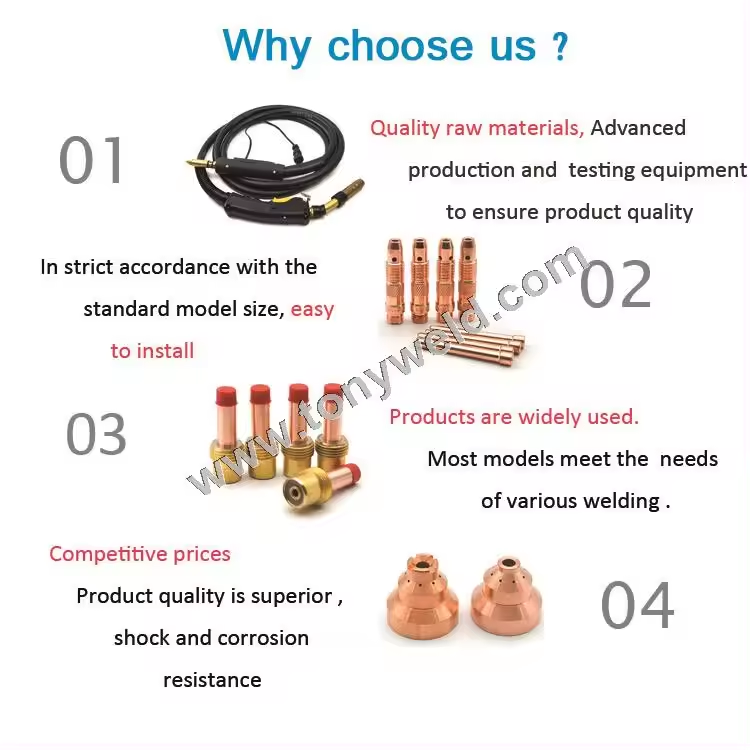HYP powermax 1650 1250 plasma cutting torch and consumables manufacture