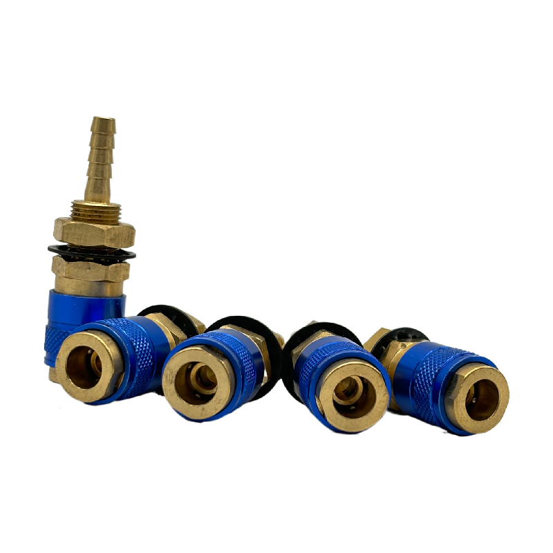 Connector 6mm Blue-4'