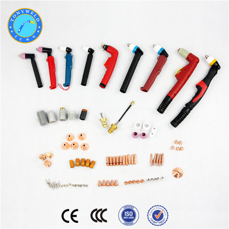 P80 Cutting Torch Consumables Plasma Nozzle and Electrode factory