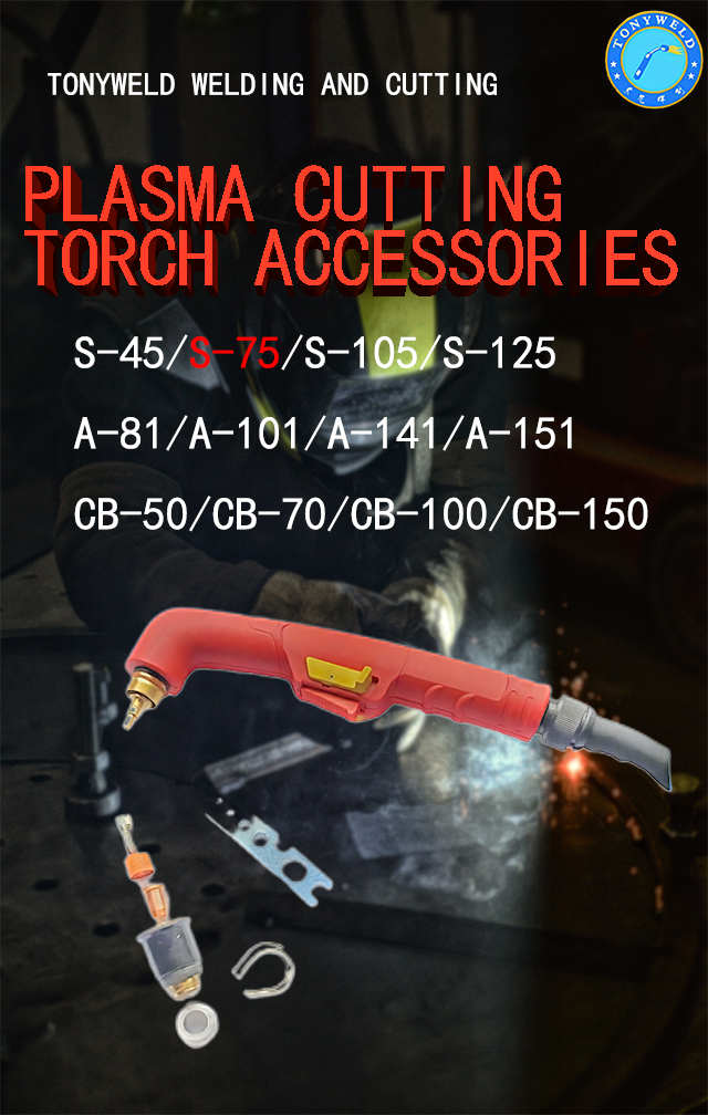 TONYWELD trafimet plasma torch head S75 cutting torch supplier