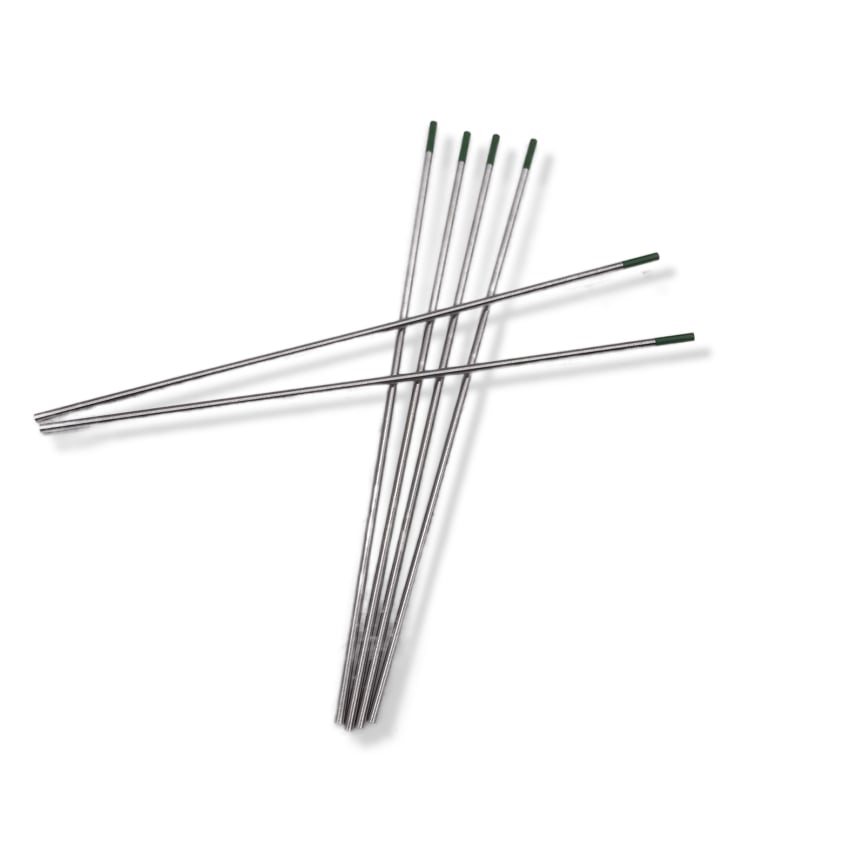 WP - 8 Green tungsten rods accessories WP welding electrode for wp tig torch manufacture