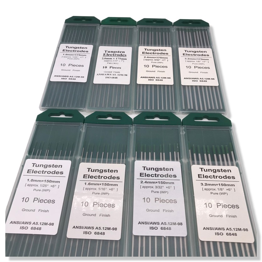 WP - 3 Green tungsten rods accessories WP welding electrode for wp tig torch manufacture