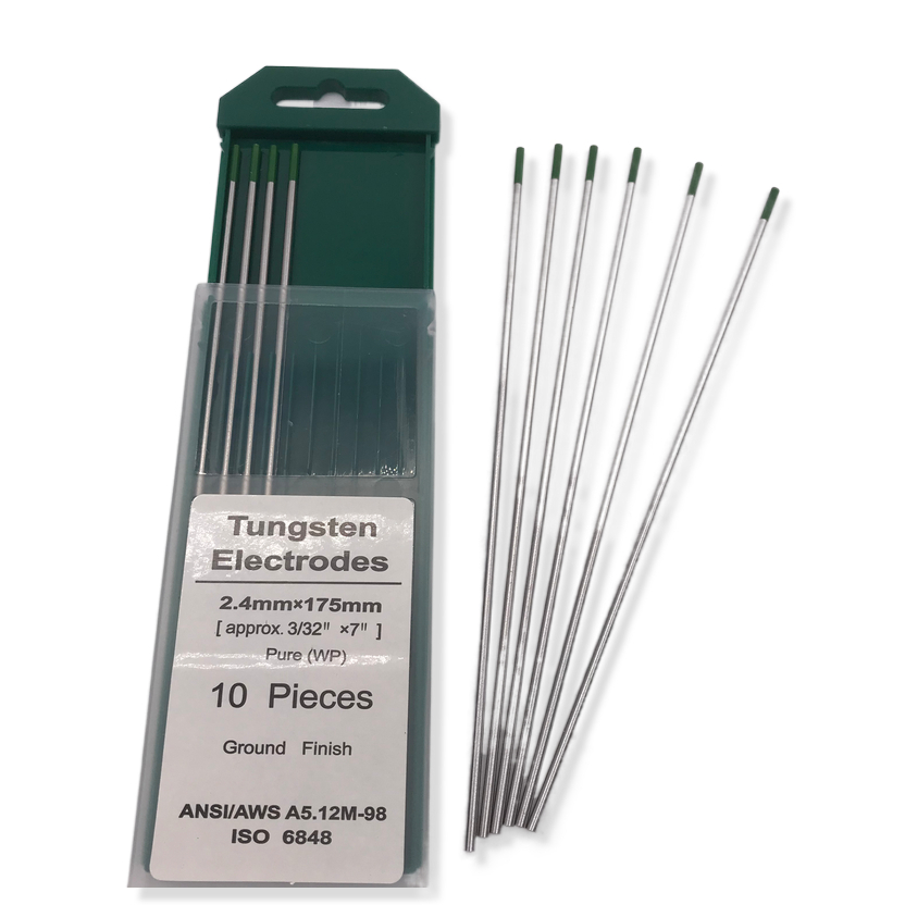 WP - 7 Green tungsten rods accessories WP welding electrode for wp tig torch factory