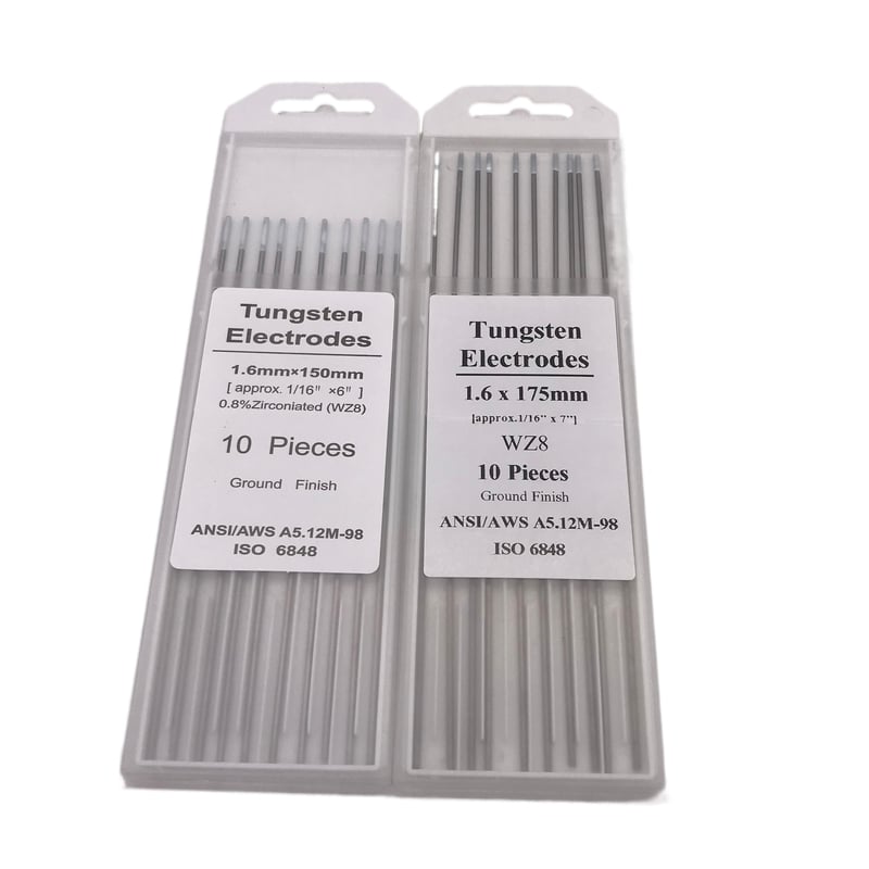 WZ8 - 4 WZ8 welding electrode with high quality for tig torch white tungsten electrode details