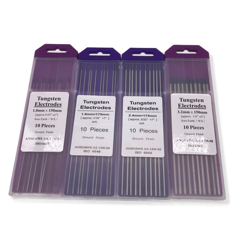 Tig welding torch parts Tungsten electrode WX WR tig rods details