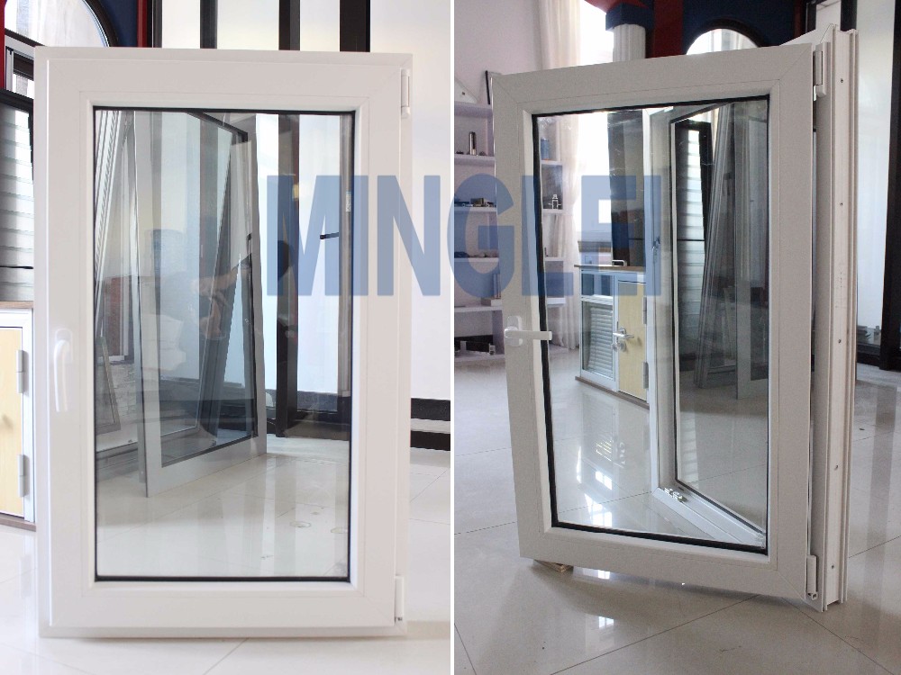 China Manufacturer Top Brand Bullet Proof Low-e Double/Triple Glass Pvc UPVC Doors and Windows Casement Window for Bedroom details