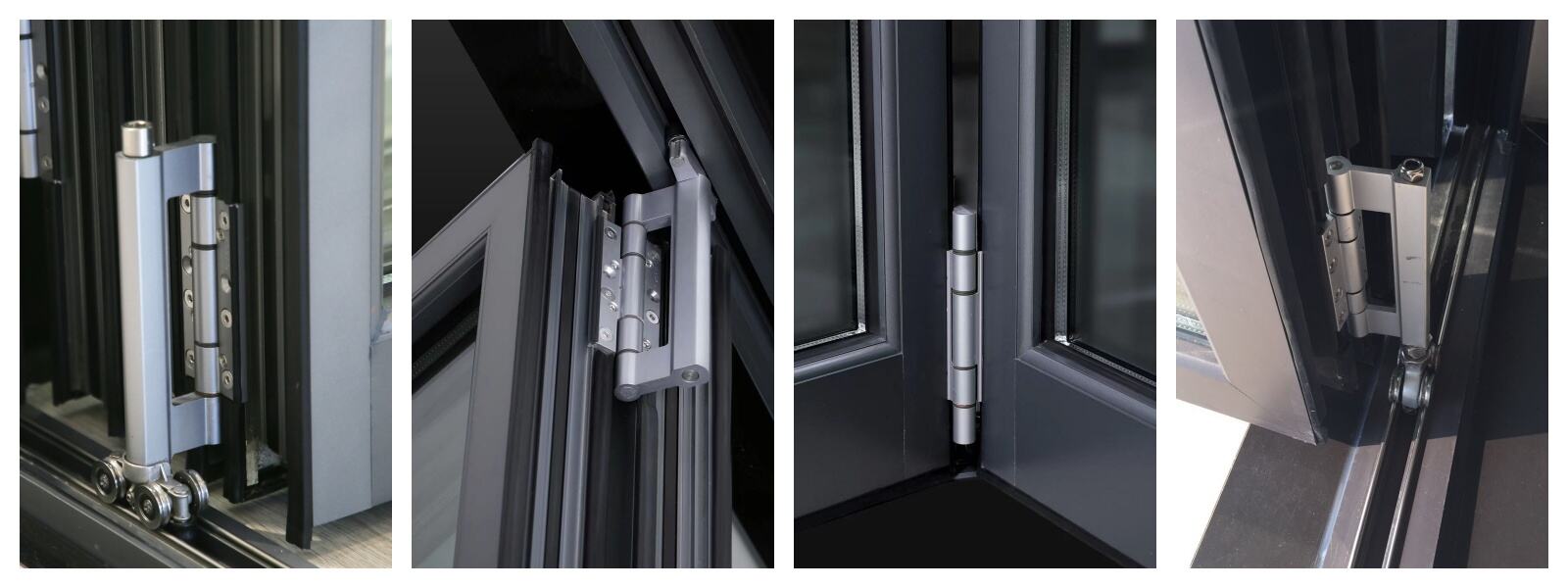12 Feet Modern Design Air Tightness Aluminum Tempered Glass Patio Accordion Folding Doors supplier