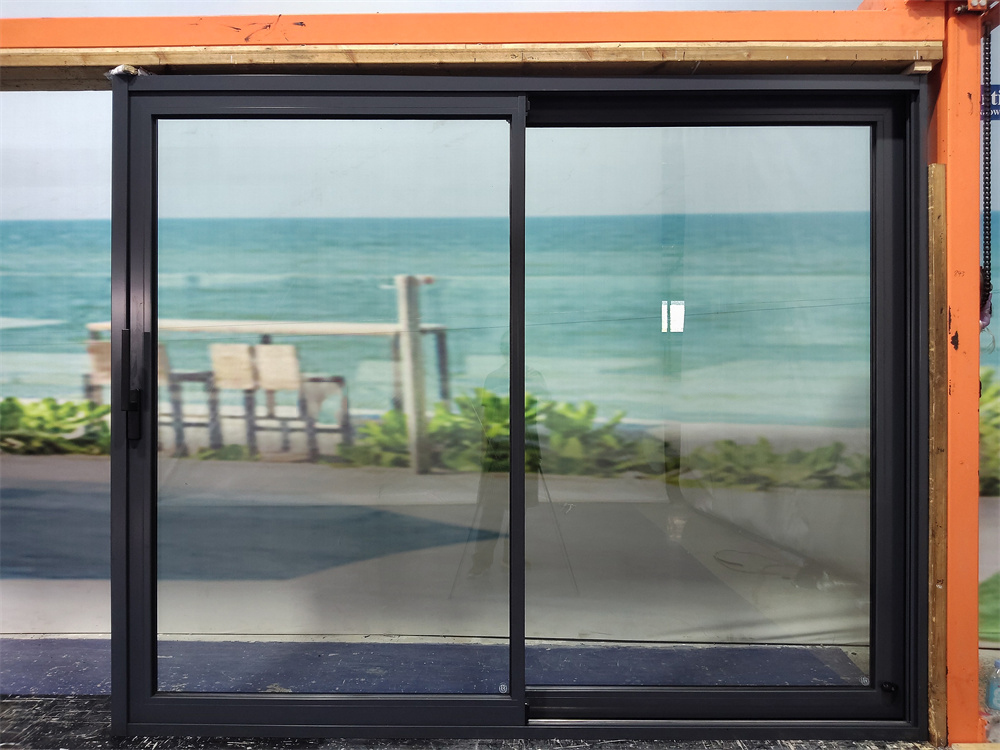 Multi-tracks Thermal Break aluminum Patio Sliding door Triple glass Tempered Low-e Lift and sliding door supplier