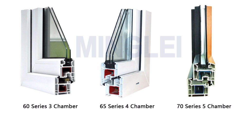China Manufacturer Top Brand Bullet Proof Low-e Double/Triple Glass Pvc UPVC Doors and Windows Casement Window for Bedroom factory