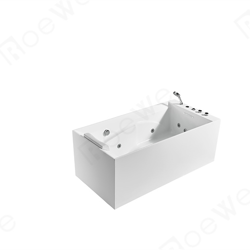 rectangle massage whirlpool tub multi functional acrylic bathtub