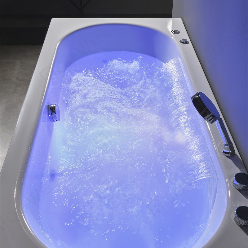 Alcove hydro massage bath tub rectangular bathroom tub