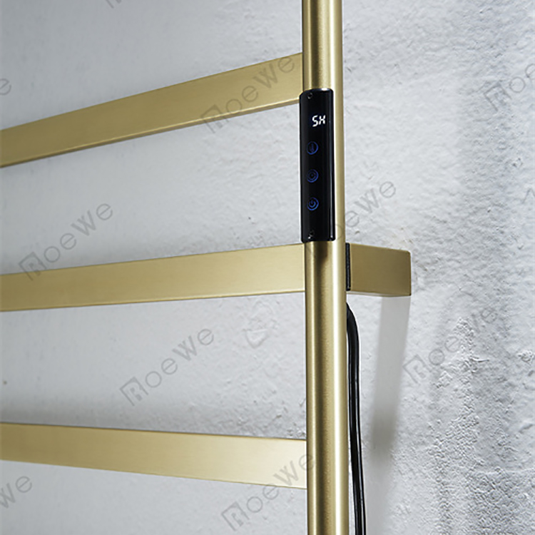bathroom electric heated towel rail radiator wall mounted heated towel bar