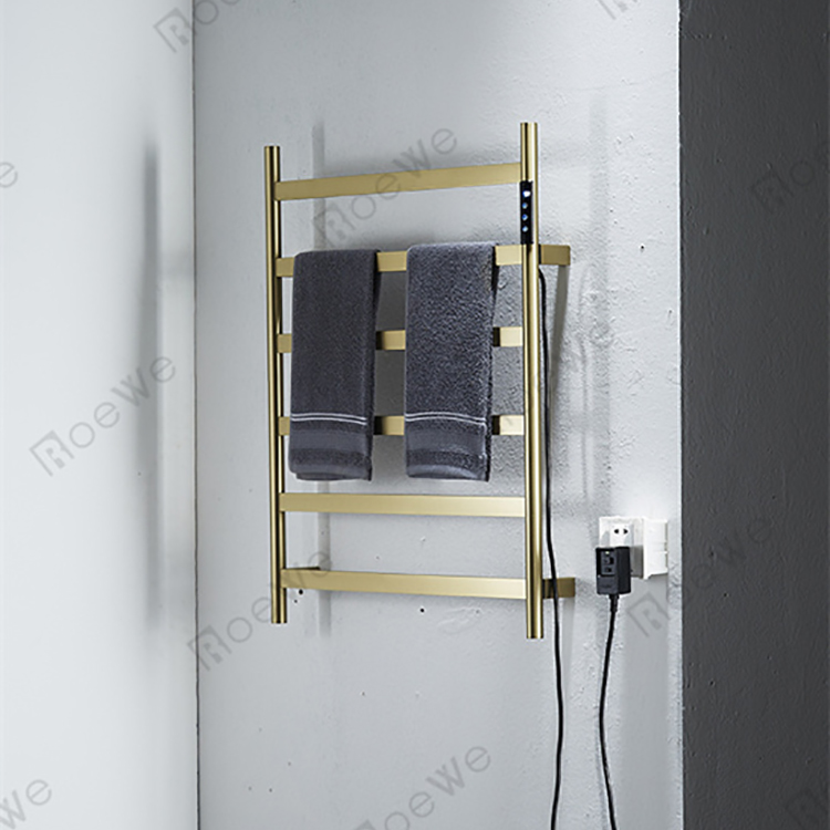 bathroom electric heated towel rail radiator wall mounted heated towel bar