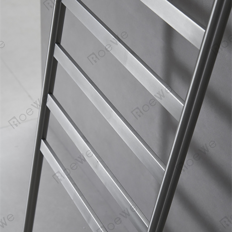 Ladder shape electric towel rail heated towel warmer rack bathroom radiators