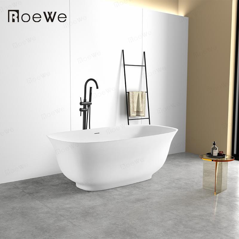 roewe solid surface freestanding bathroom bathtub for modern bathroom