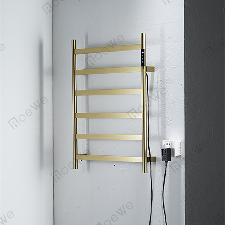 bathroom electric heated towel rail radiator wall mounted heated towel bar