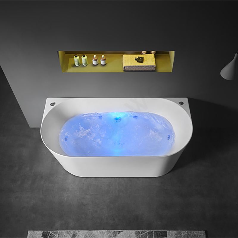 One button control bathtubs modern design hydrotherapy spa
