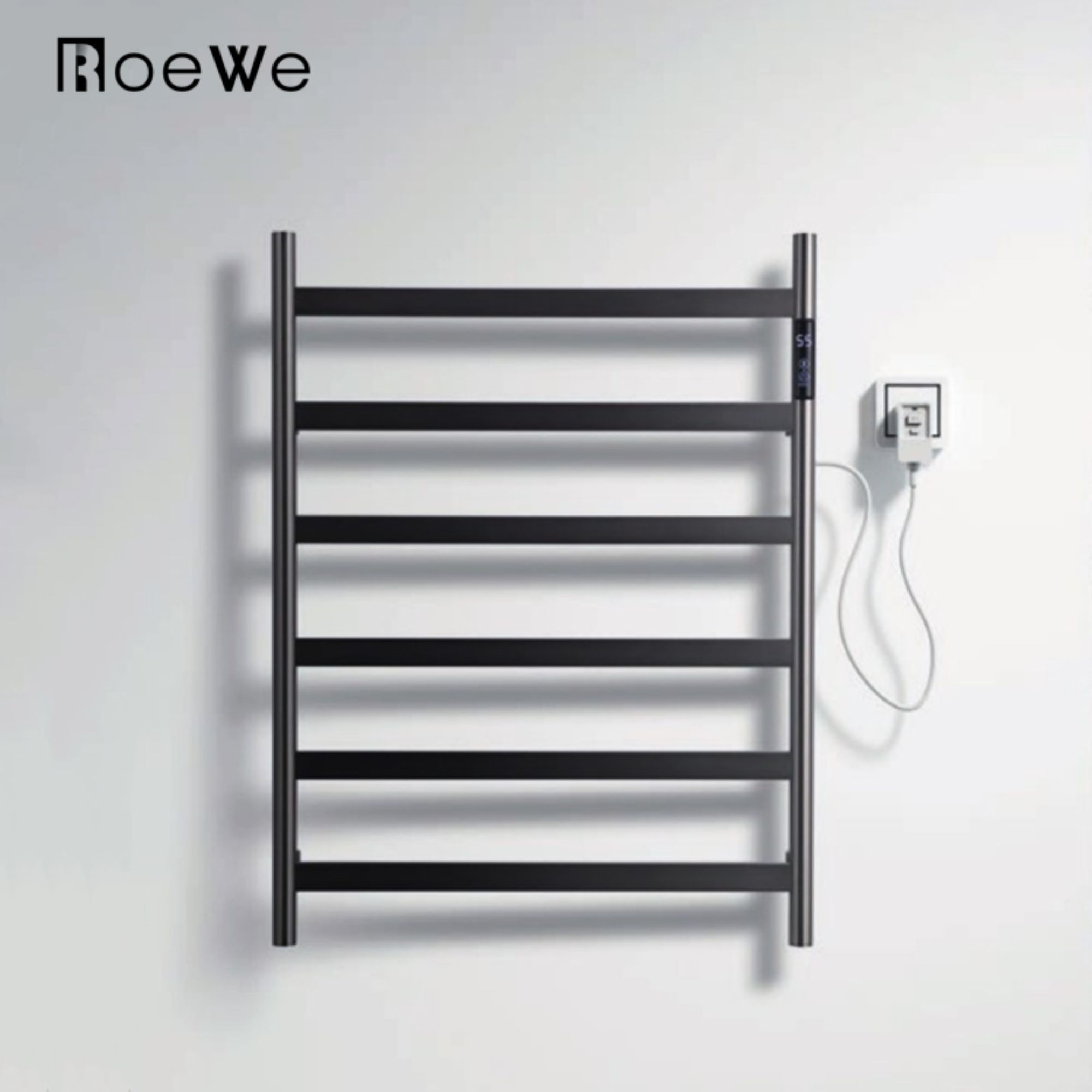 bathroom electric heated towel rail radiator wall mounted heated towel bar