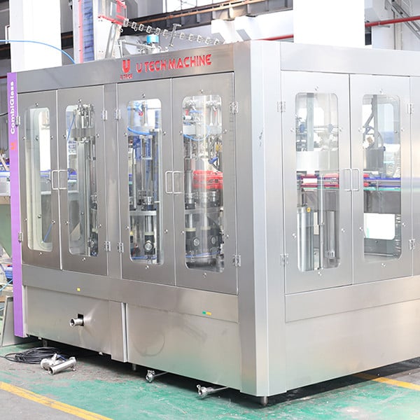 Quality control and precision in glass bottle soda filling