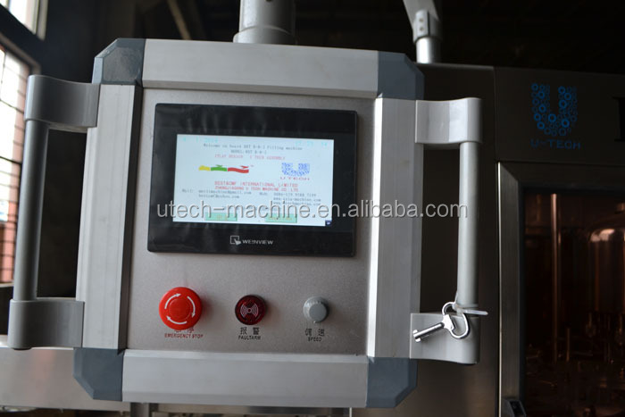 product factory automatic 3 in 1 glass pet plastic bottles soft carbonated drink making filling manufacturers soda water u tech machine-7