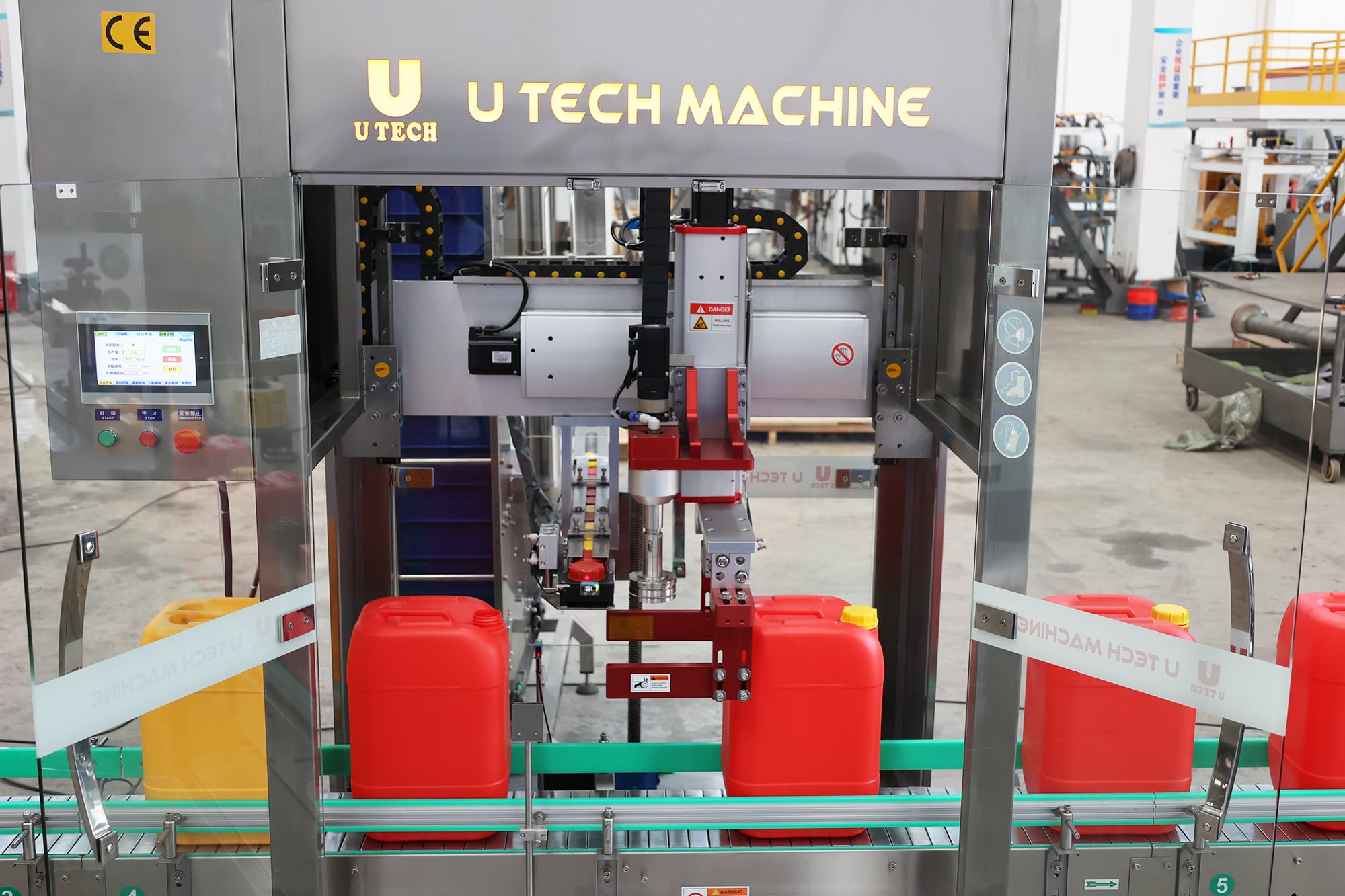 Automatic linear 25L chemical drum pesticide anticorrosion weighting filling servo capping labeling machine line manufacture
