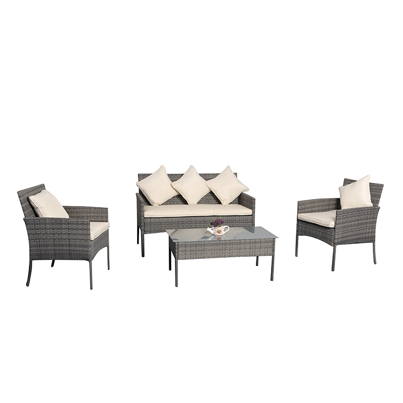 Hot Sale Aluminium Weave Sofa and Table Set Outdoor Patio Garden Furniture