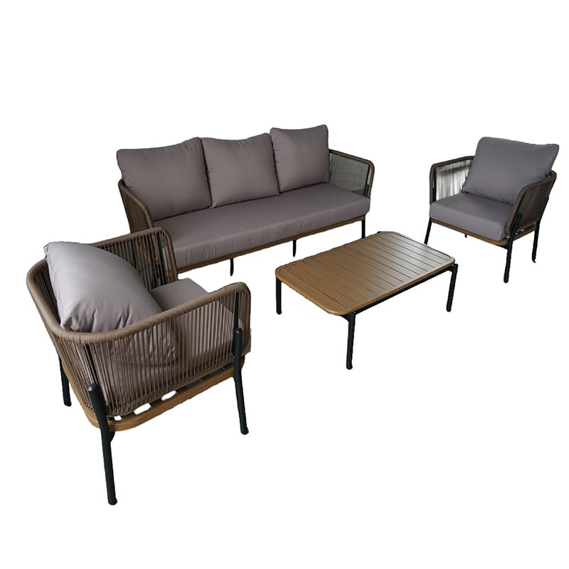 Modular Aluminum Outdoor Sectional Sofa Set Patio and Garden Furniture