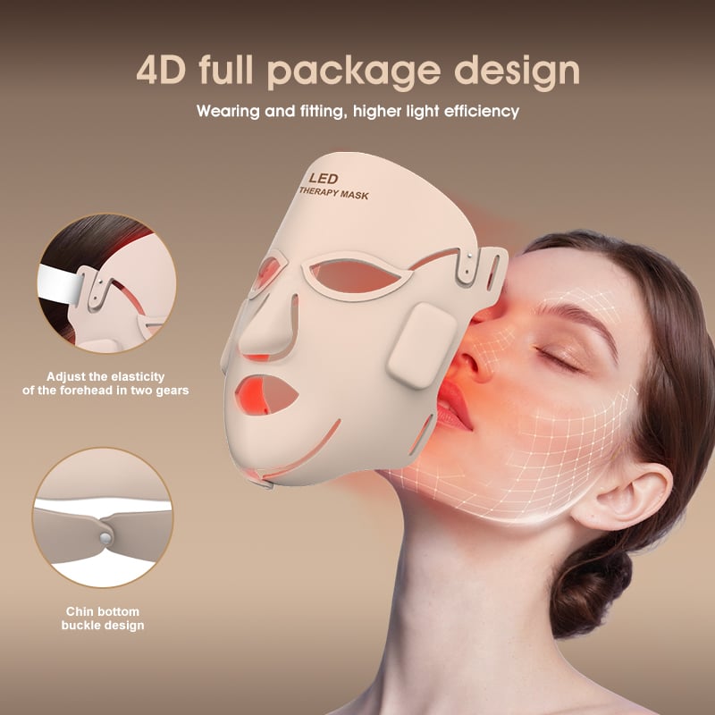 What is the difference between red light panel and LED mask?