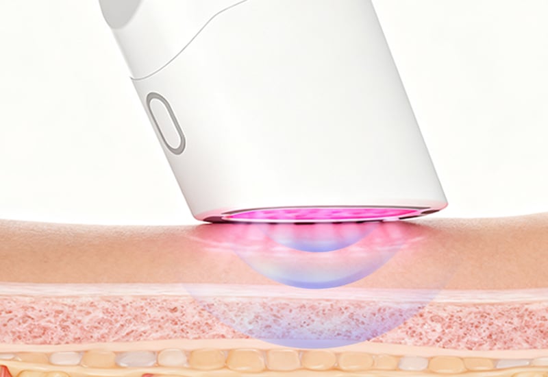 NEAR-INFRARED LIGHT RED LIGHT VIBRATION THERAPY EMS THERAPY SKIN EXAMINATION Beauty Device supplier