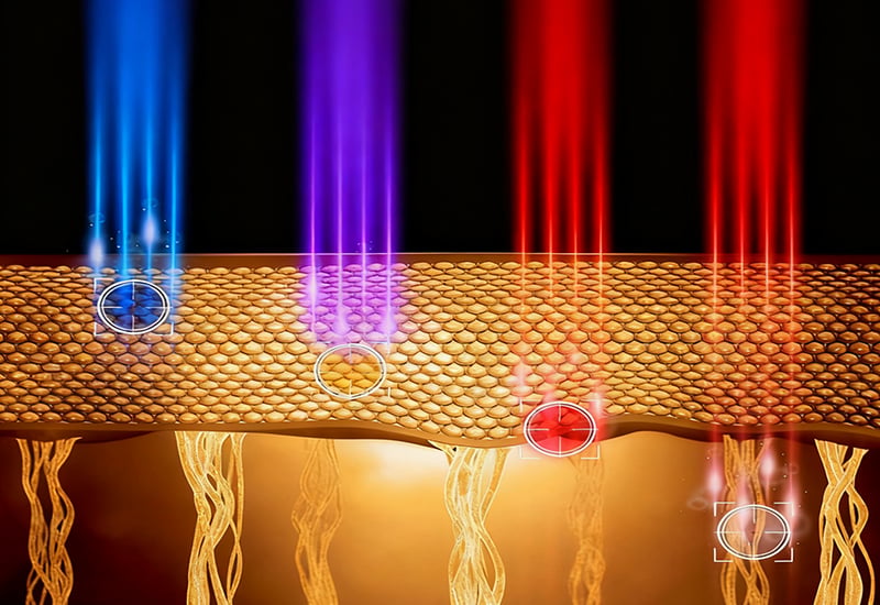 4-Color Laser Phototherapy Anti-aging beauty device supplier