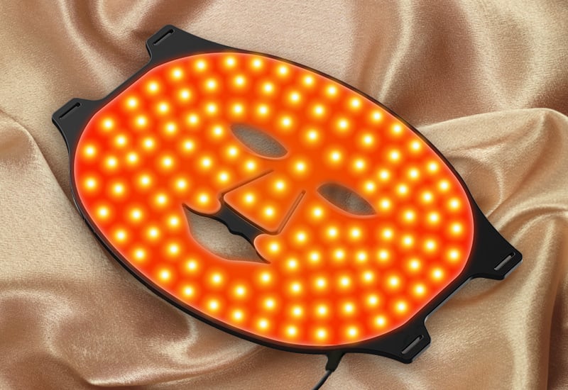4 Color Photon rejuvenation Silicone Near Infrared and Red Light Therapy Mask details