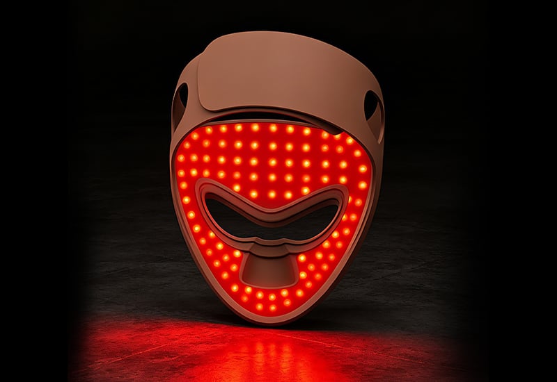 Four-color 3D Red Light LED Therapeutic Mask light therapy 440+ piece Ultra dense LED beads details
