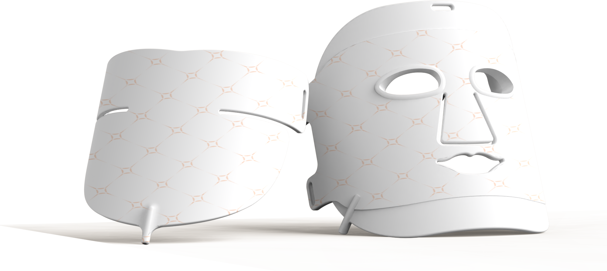 Why is liquid silicone the preferred material for LED mask production?