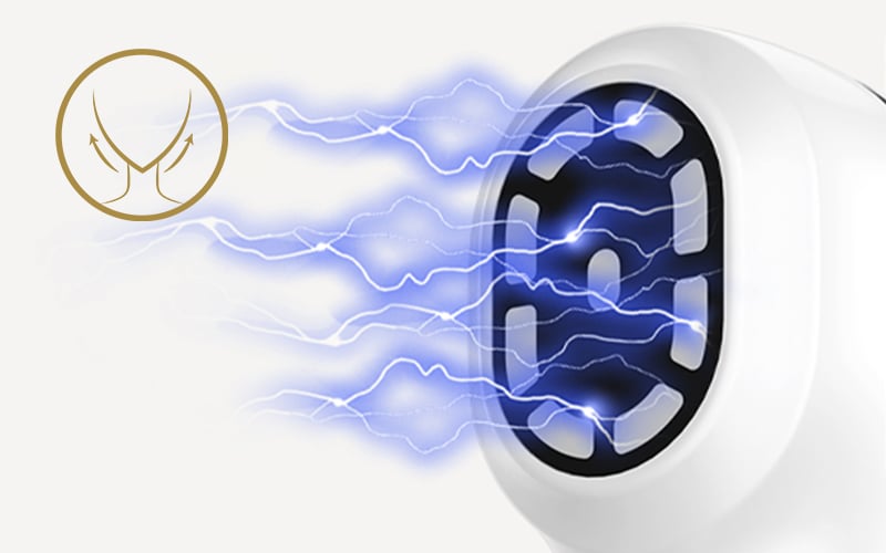 High Frequency Vibration Cooling Skin Tightening Beauty Device factory