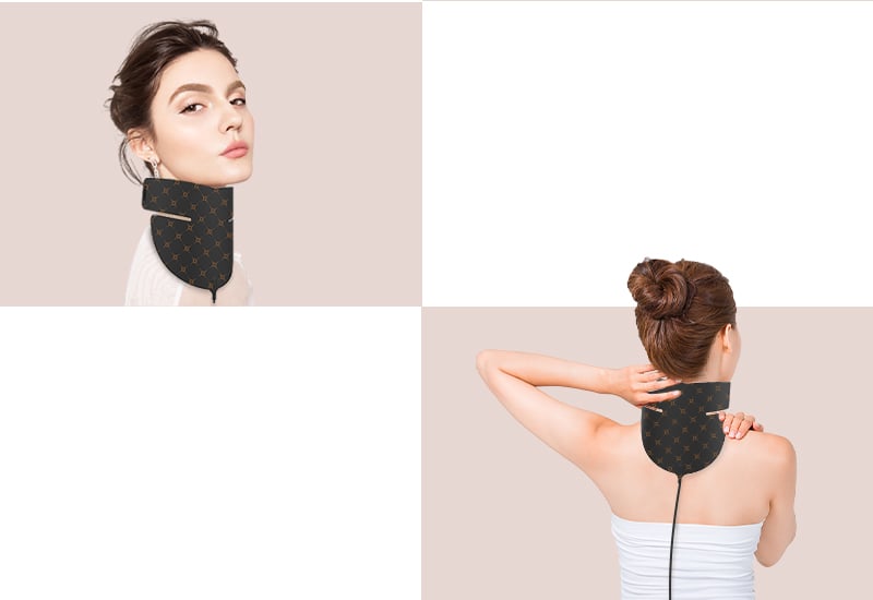 Red Light Therapy 7-color Face Mask Neck Set LED Phototherapy Beauty Care factory
