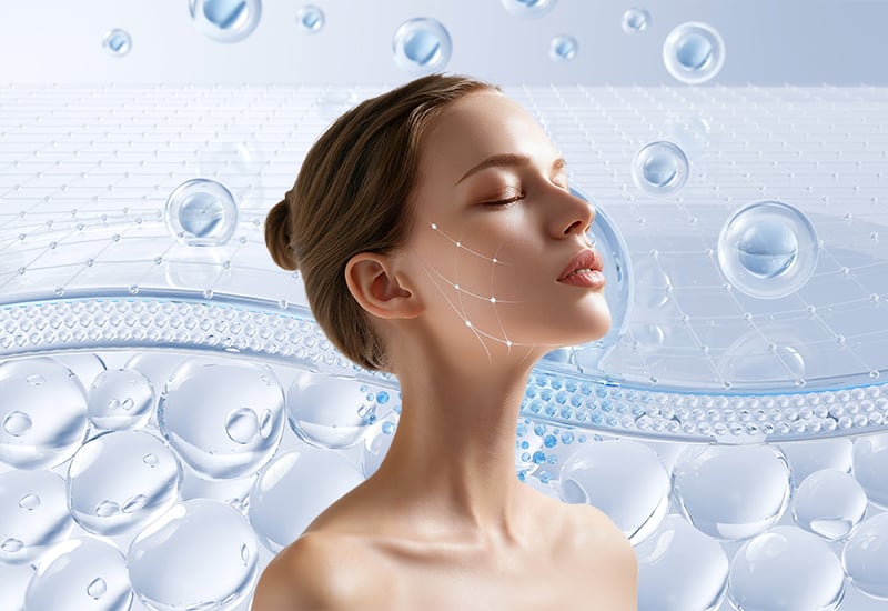 Multifunctional 4-color hot and cold therapeutic beauty skin care device factory