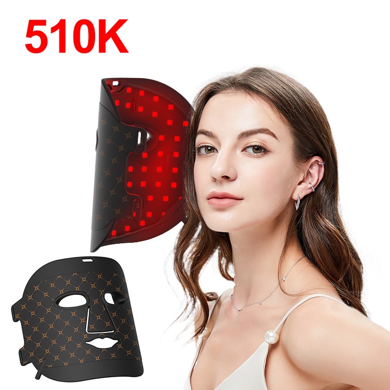 What are the key LED face wavelength ranges for different skin concerns?