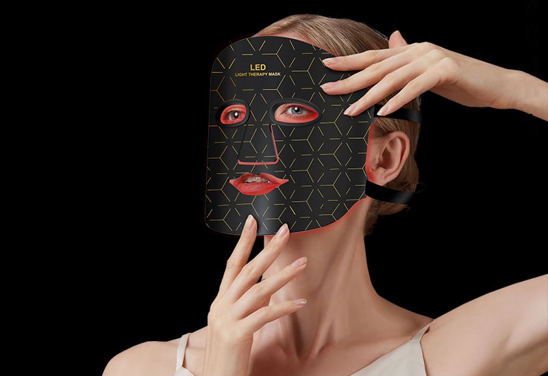 4 Color Photon rejuvenation Silicone Near Infrared and Red Light Therapy Mask manufacture
