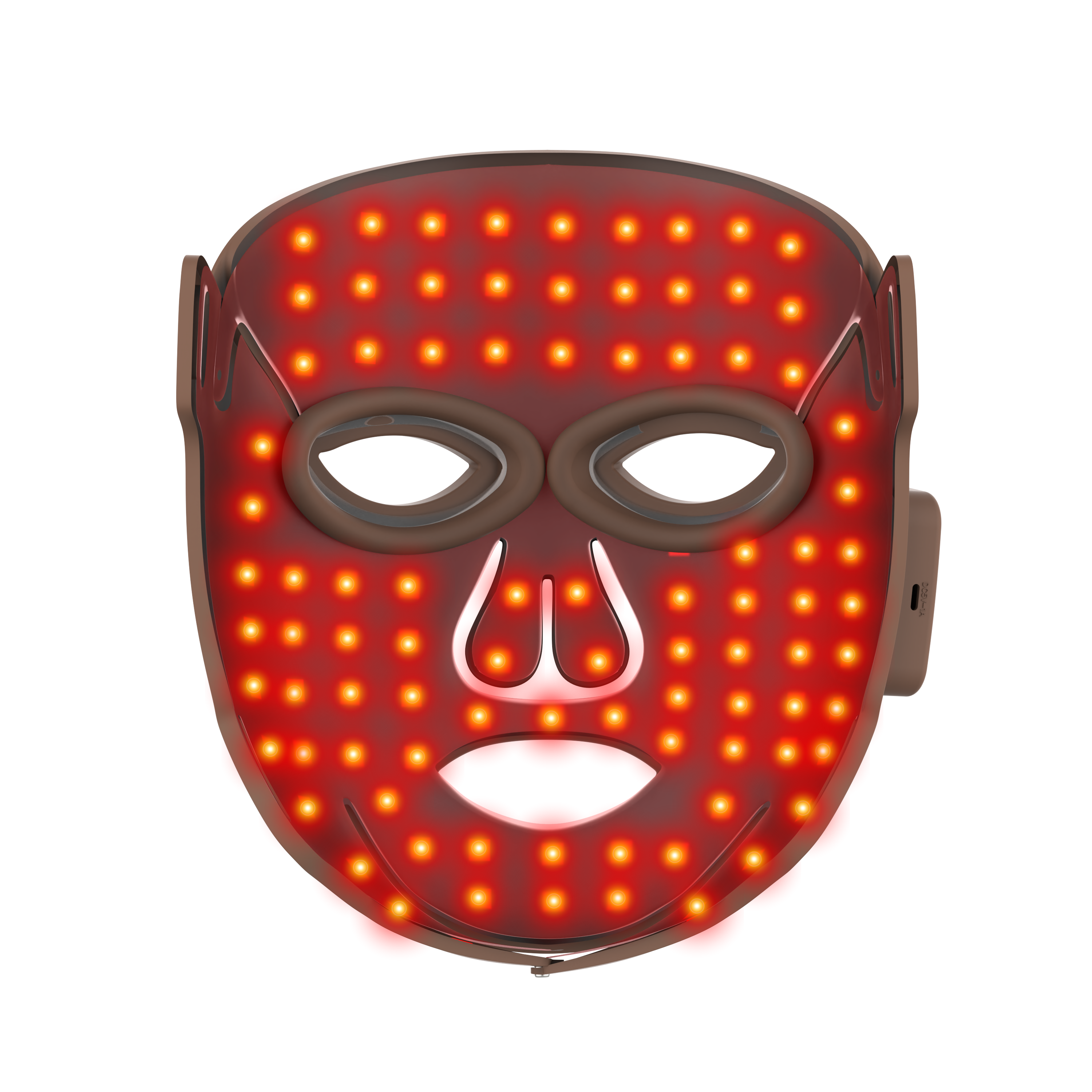 Why should you use a red light mask before or after serum application?