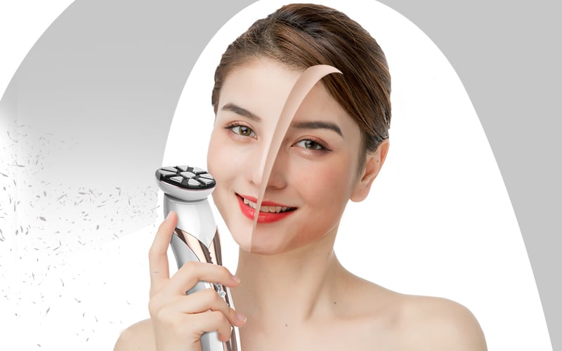 Multifunctional Rf Face Lifting Machine Skin Tightening Face Massager Beauty Personal Care Products manufacture