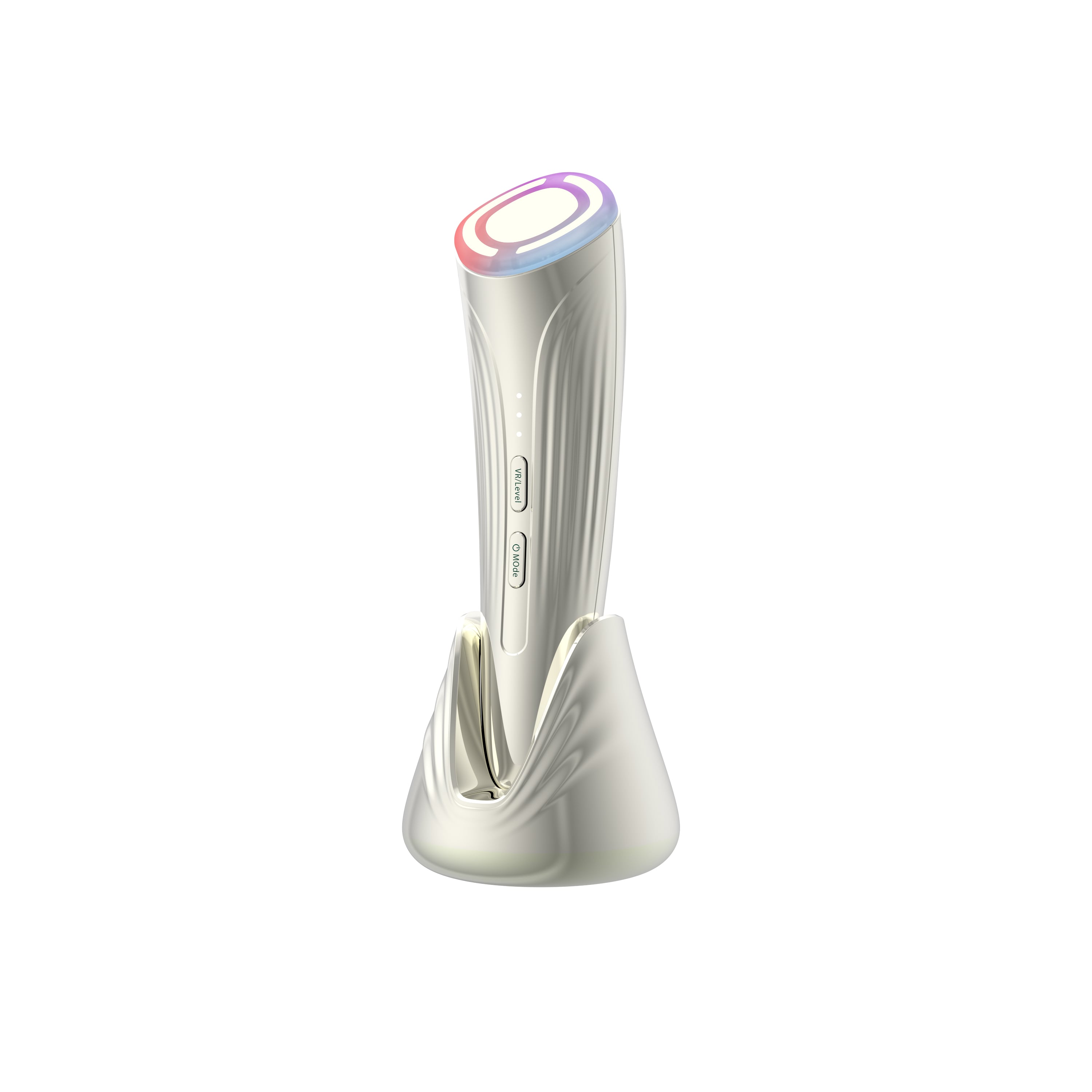 What are the safety guidelines for at-home LED therapy devices?