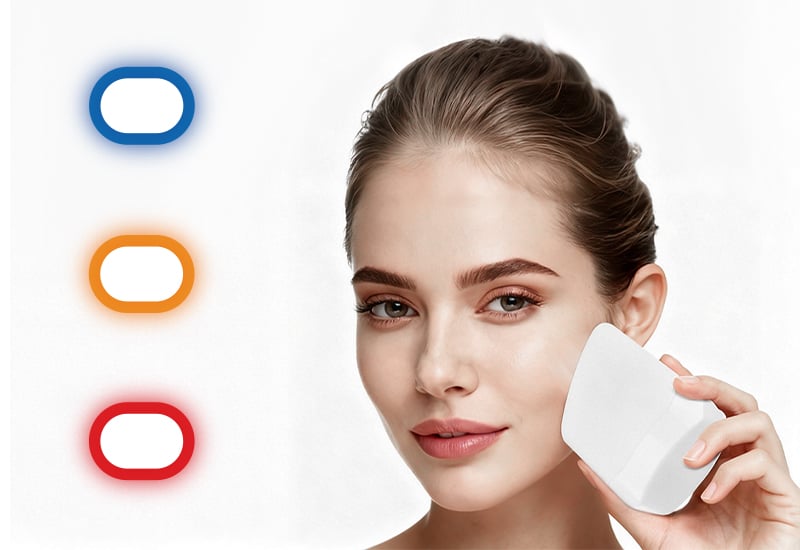 NEAR-INFRARED LIGHT RED LIGHT VIBRATION THERAPY EMS THERAPY SKIN EXAMINATION Beauty Device manufacture