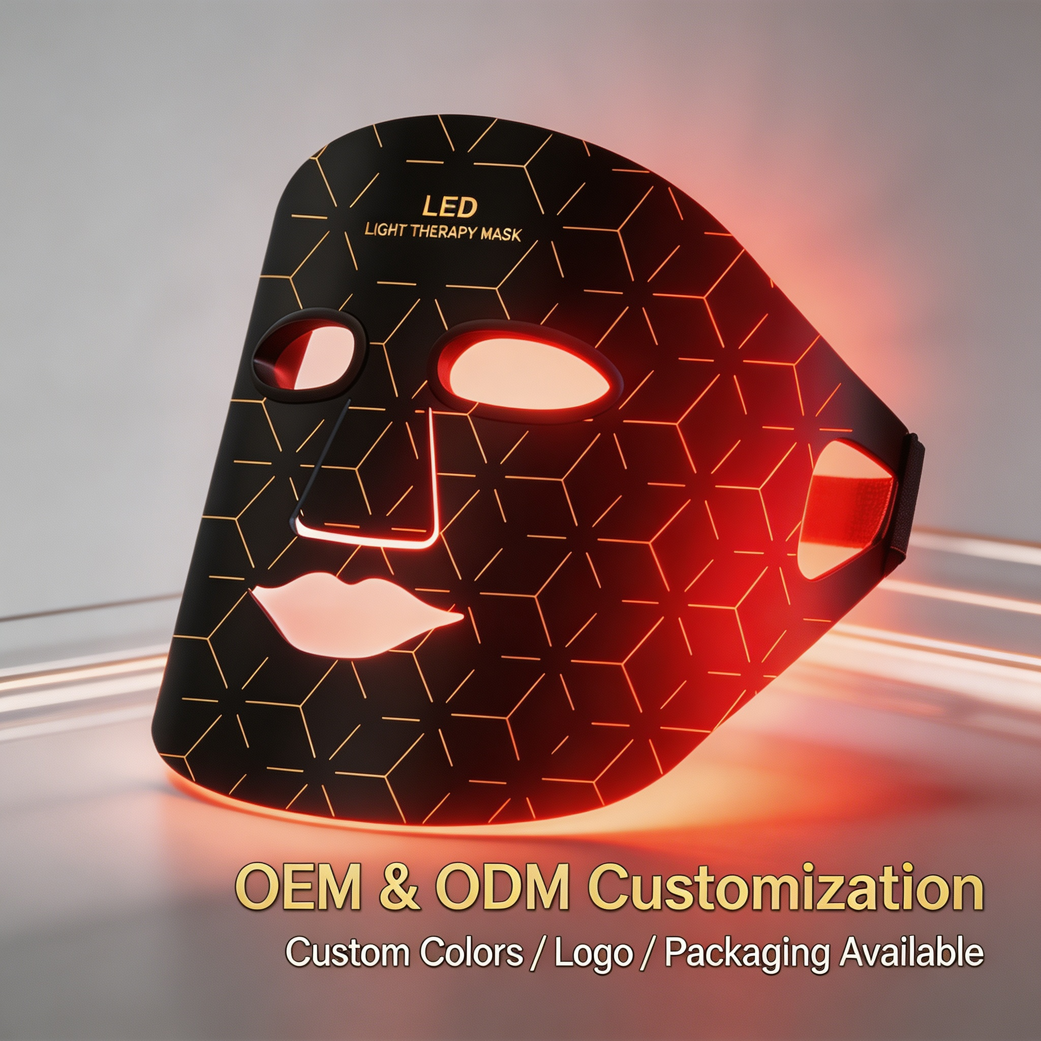 How does LED light therapy work on different skin layers?