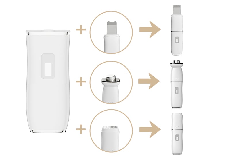 4-in-1 Set of Skin Care, Cleansing, Ultrasonic RF Beauty Facial Instrument details